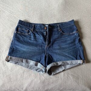 Loft Denim Blue Women's Shorts